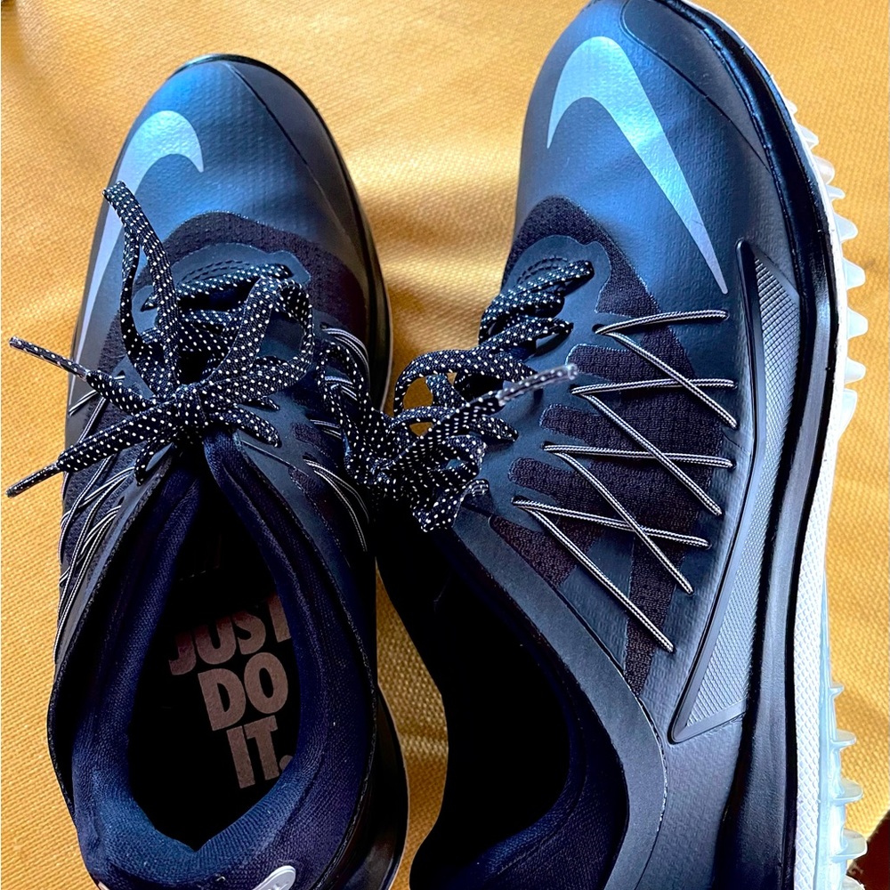 Nike Lunar Control Vapor Womens Golf Shoes Spikes Size 7 Black Gray 849979-001